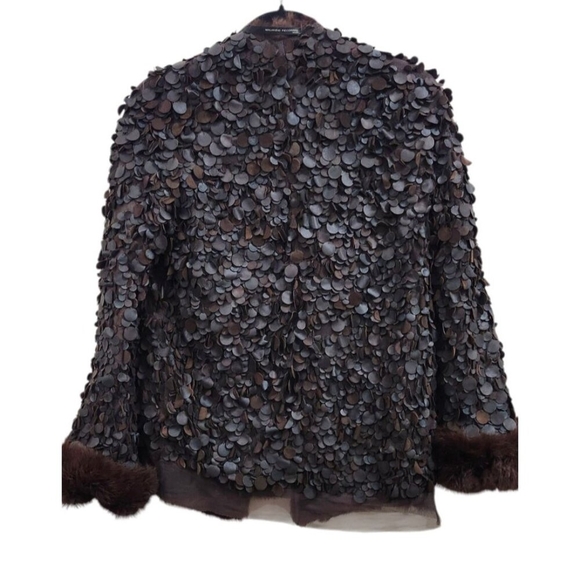 MAURIZIO PECORARO MILANG Reversible jacket made of natural rabbit fur S… - Picture 8 of 16